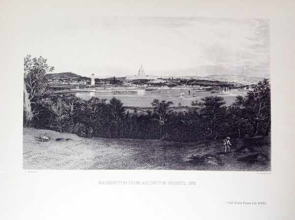 Washington from Arlington Heights by R. Hinshelwood