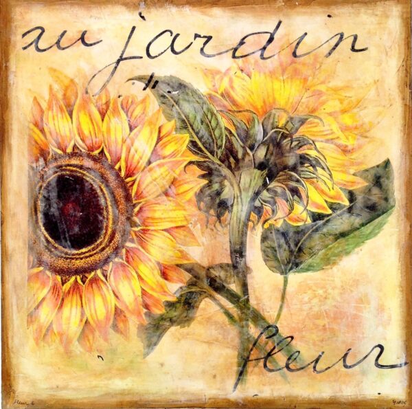 Sunflower Au Jardin Fleur 6 by Yukoi