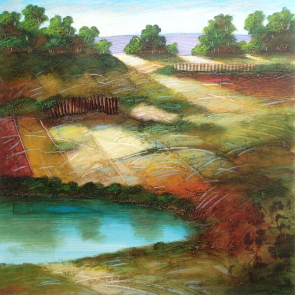 Fall Pond #2 by Robert Chapman