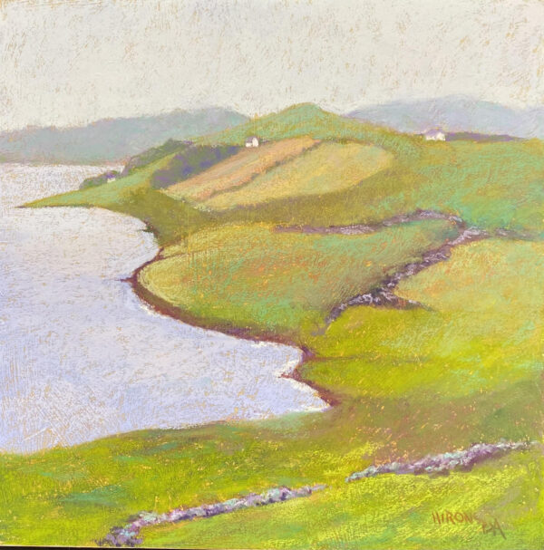 Fields and Fog, Shetland by Jean Hirons