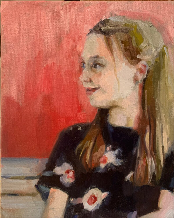Girl on Bench by Jennifer Lynn Beaudet