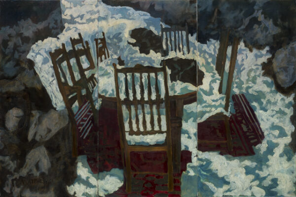 Rescued (triptych) by Elizabeth Matthews