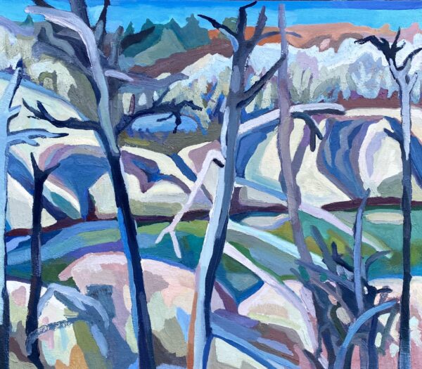 Gnarly Gorge Trees by Steve Moen