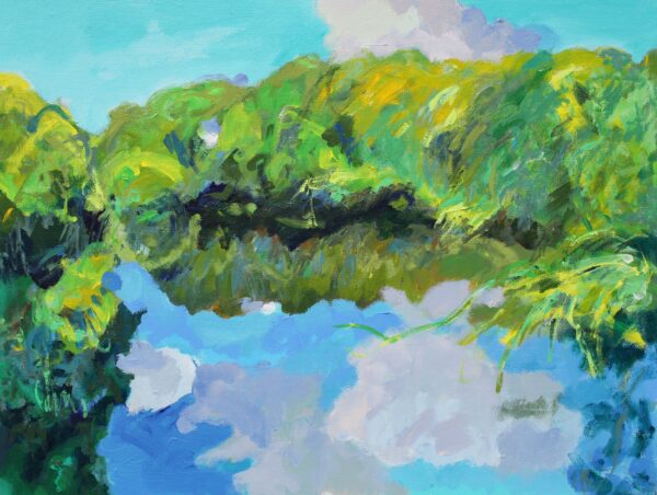 Pond View by Aletha Kuschan