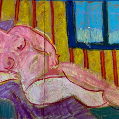 Reclining Nude, Venezia by P. Dubroof