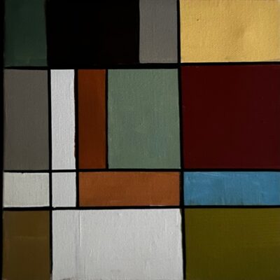 Rectangles with White by Joan Samworth