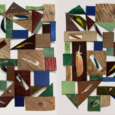 "Passing Through (Diptych)” by Melinda Lowy