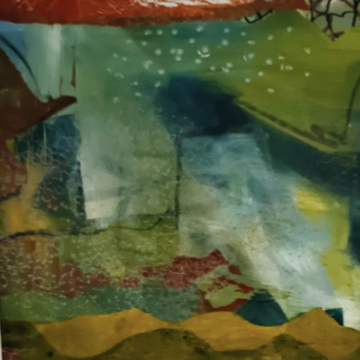“Outside” Collage by Joan Samworth