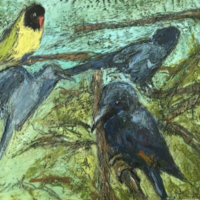 Birds Gathering by Marcie Wolf-Hubbard