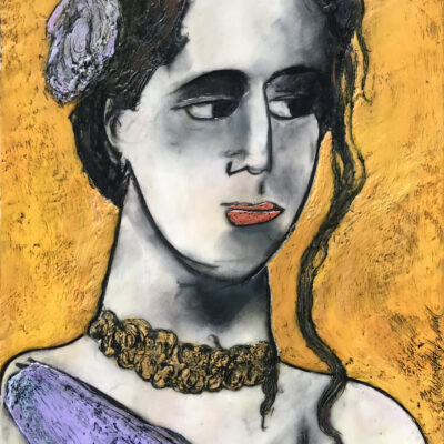 Lady in Evening Gown by Marcie Wolf-Hubbard